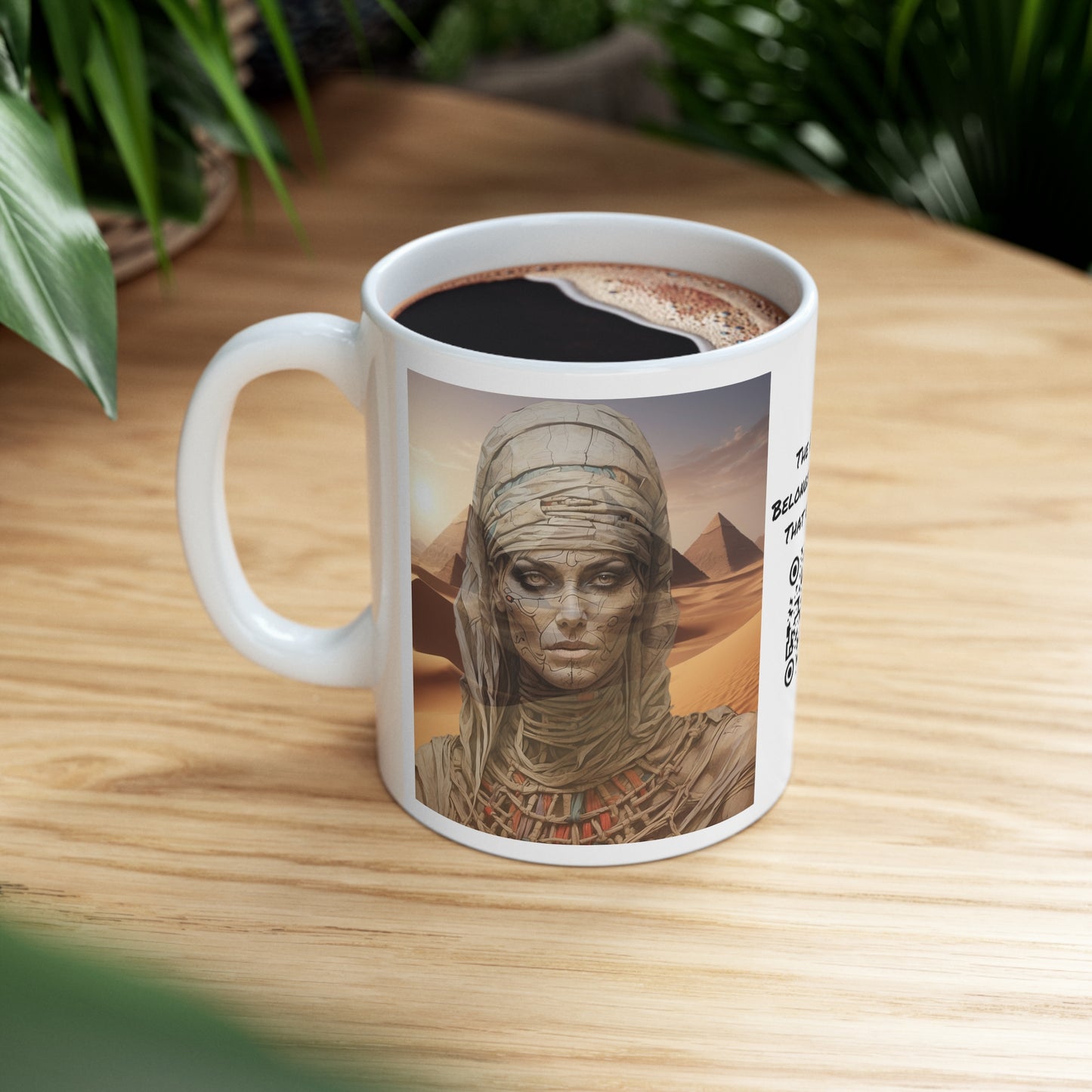 Mummy Dearest | HD Graphic | Egypt | Mythology | Pyramids | Coffee | Tea | Hot Chocolate | 11oz | White Mug