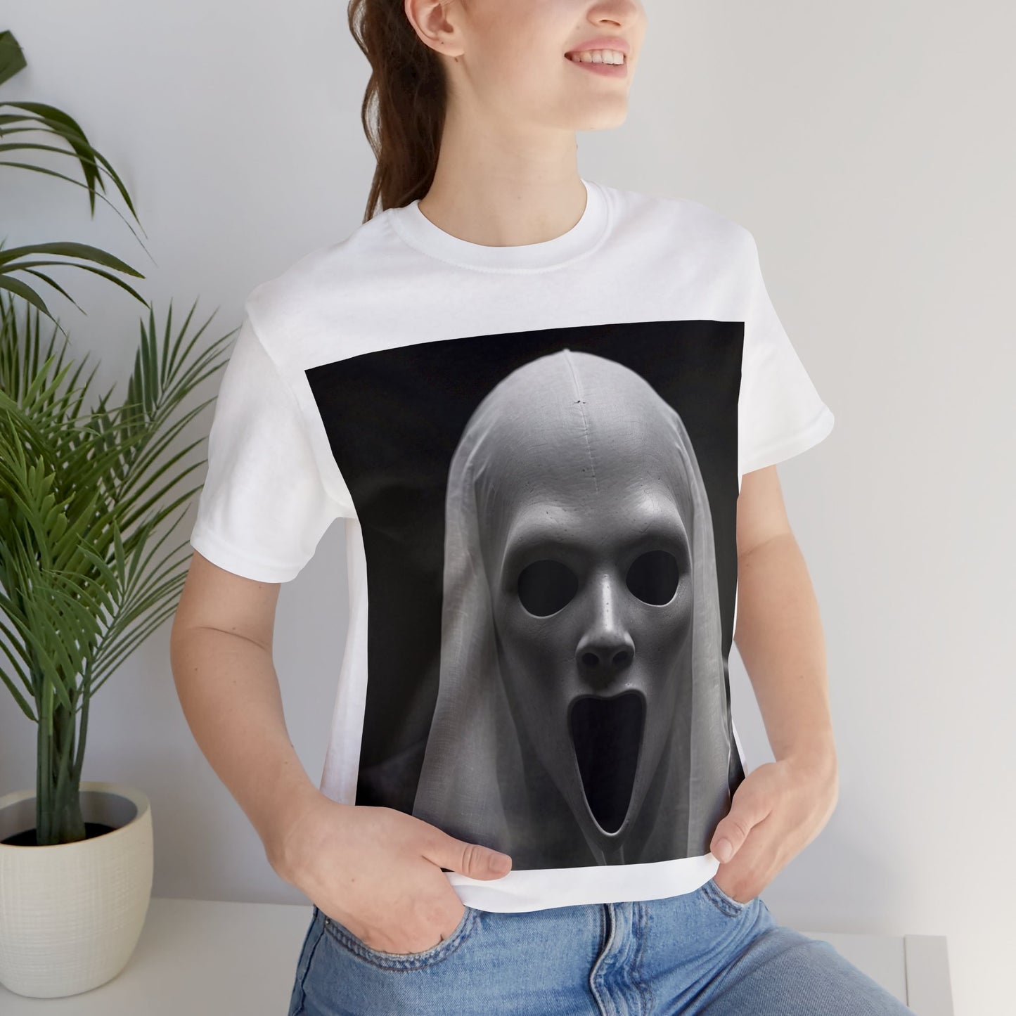 Death Mask | Creepy | HD Graphic | Horrorcore | Goth |  Unisex | Men's | Women's | Tee | T-Shirt