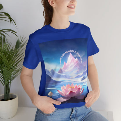 Flowers Are Blooming In Antarctica | IYKYK | Climate Change | Unisex | Men's | Women's | Tee | T-Shirt | FABIA | Quality tee print