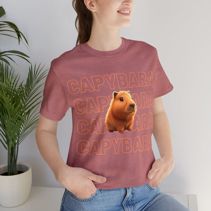 Capybara | Tik Tok | Animal Print | Cute | South America | Wildlife | Nature Lover's Gift | Unisex | Men's | Women's | Tee | T-Shirt