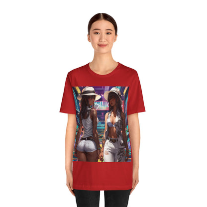 Girls Night Out | HD Graphic | Anime Style | Party | 2 Girls 1 Shirt | Unisex | Men's | Women's | Tee | T-Shirt