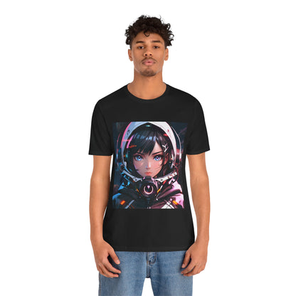 Starlit Stunner | HD Graphic | Sci-Fi | Anime | Woman Astronaut | Unisex | Men's | Women's | Tee | T-Shirt