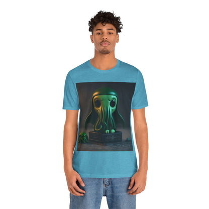 Cthulhu Pop Tee | H.P Lovecraft | The Book | Geek Gift | Fantasy Character | Sci Fi Lovers | Cute | Unisex | Men's | Women's | Tee | T-Shirt | Funko Style