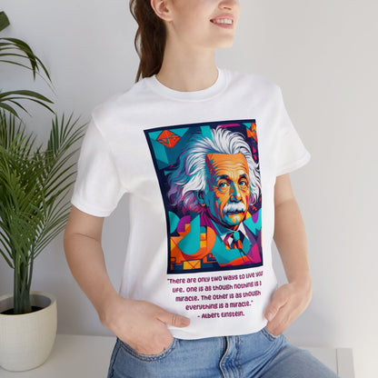 HD Graphics | Science | Geek Gift | Albert Einstein | Quote | Unisex | Men's | Women's | Tee | T-Shirt