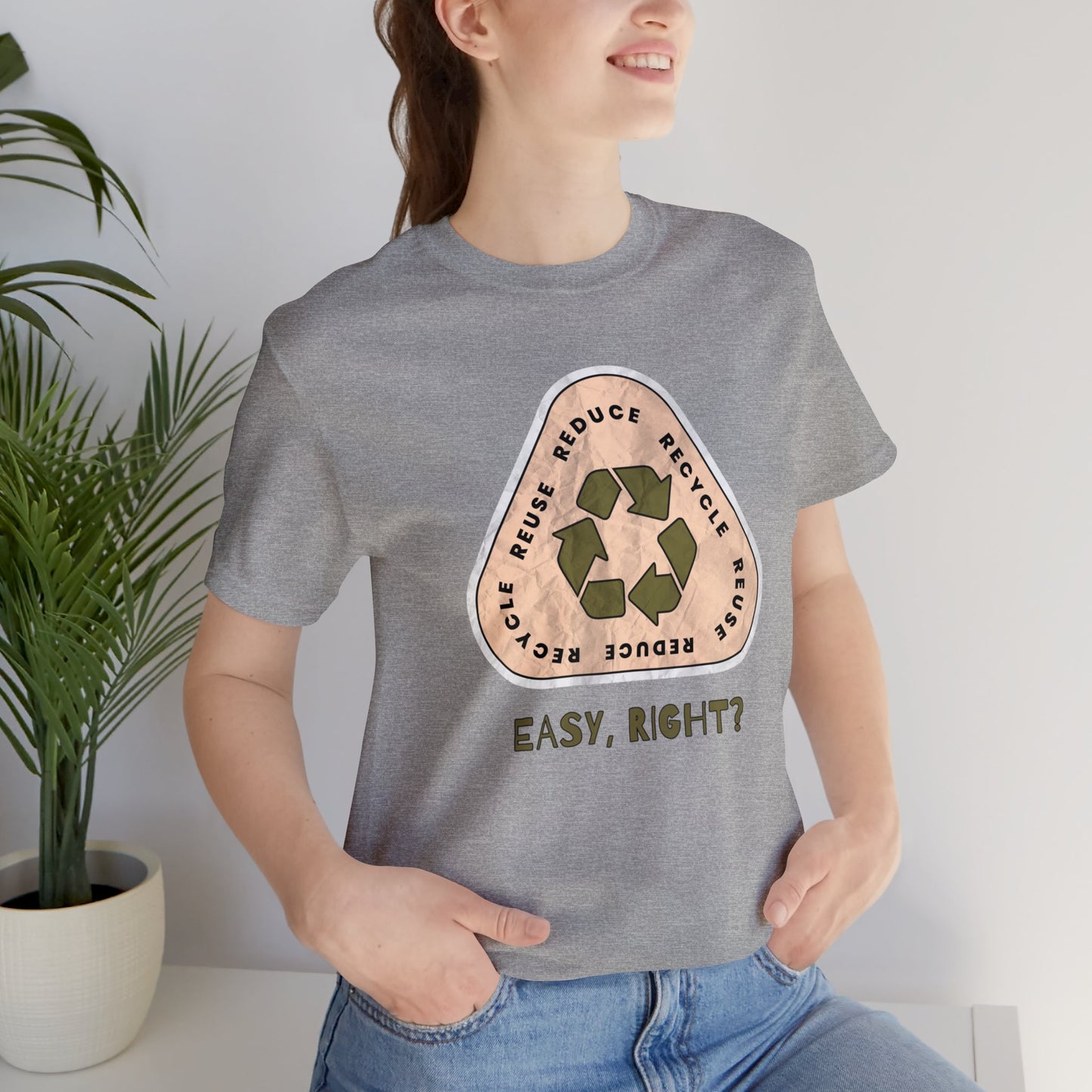 Recycle Tee | Enviormentalist Gift | Earth Day | Save The Planet | Conservationist | Mother Earth | Unisex | Men's | Women's | Tee | T-Shirt