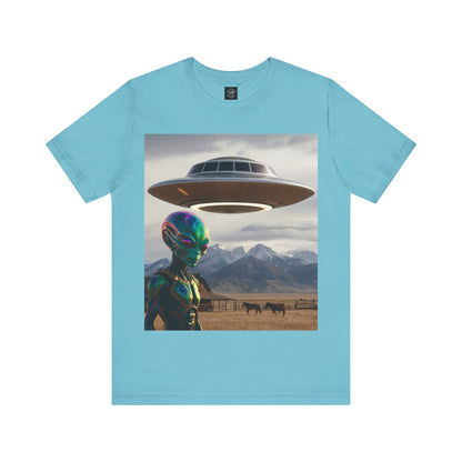 Believe! | HD Graphic | Alien | UFO | Close Encounter Of The First Kind | Spaceship | Unisex | Men's | Women's | Tee | T-Shirt