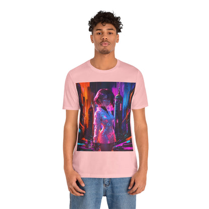 Crossroads Of Color | HD Graphic | Abstract | Neon Color | Anime | Unisex | Men's | Women's | Tee | T-Shirt