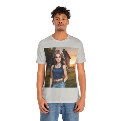 Country Girl | HD Graphic | Pretty Girl | Unisex | Men's | Women's | Tee | T-Shirt