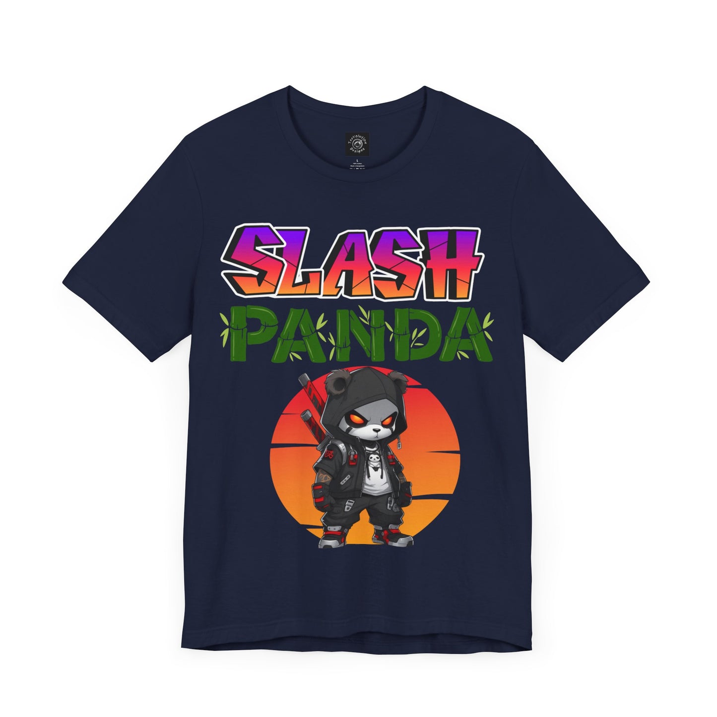 Slash Panda | Cute | Comic Book | Anime | Manga | Unisex | Men's | Women's | Tee | T-Shirt