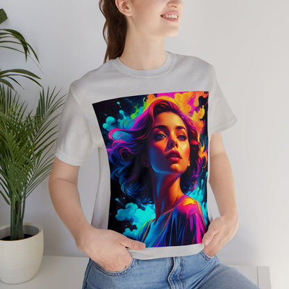 Holi Girl | HD Graphics | Festival of Colors | Vibrant | Coquette | Unisex | Men's | Women's | Tee | T-Shirt