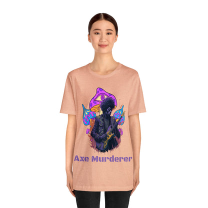 Axe Murderer | Guitar Hero | Psychedelic | Mushroom | Trippy | Unisex | Men's | Women's | Tee | T-Shirt