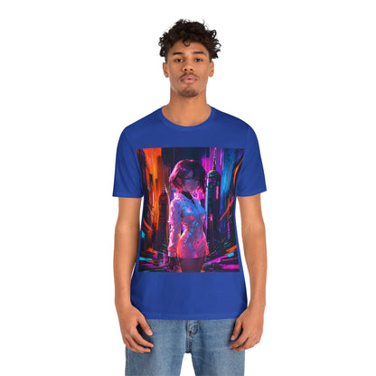 Crossroads Of Color | HD Graphic | Abstract | Neon Color | Anime | Unisex | Men's | Women's | Tee | T-Shirt