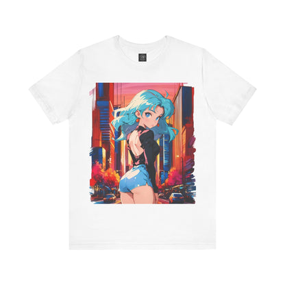 Manhattan Sunset | HD Graphic | Anime |New York City Vibes | NYC | Unisex | Men's | Women's | Tee | T-Shirt