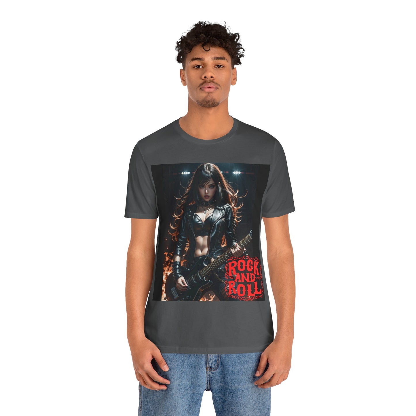 Rock Chic | Heavy Metal | Rock Music | Girl Rocker | HD Graphic | Unisex | Men's | Women's | Tee | T-Shirt