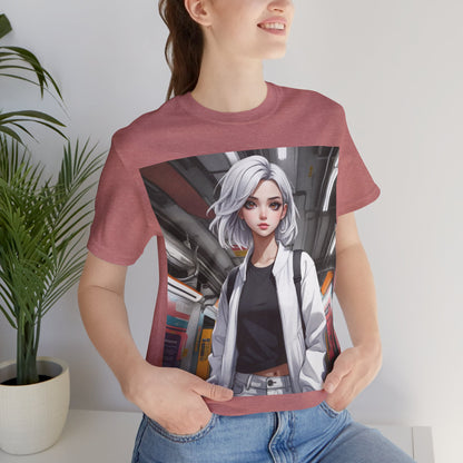 Subway Service | HD Graphic | Anime | Pretty Girl | Unisex | Men's | Women's | Tee | T-Shirt