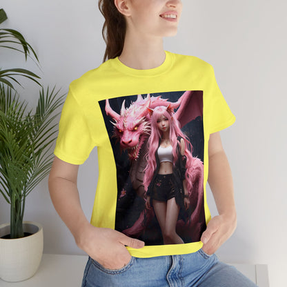 Dragon Lady | Fantasy | Anime | Gamer | HD Graphic | Unisex | Men's | Women's | Tee | T-Shirt