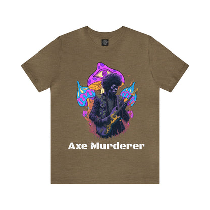 Axe Murderer | Guitar Hero | Psychedelic | Mushroom | Trippy | Unisex | Men's | Women's | Tee | T-Shirt