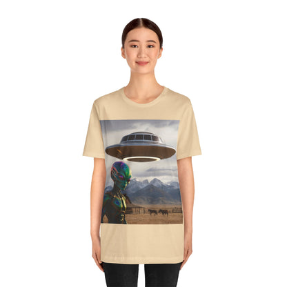 Believe! | HD Graphic | Alien | UFO | Close Encounter Of The First Kind | Spaceship | Unisex | Men's | Women's | Tee | T-Shirt