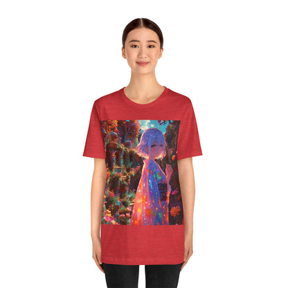 Floral Visions | HD Graphic| Anime | Pretty Girl | Unisex | Men's | Women's | Tee | T-Shirt