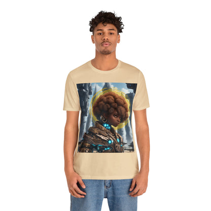 Afro-Future | HD Graphic | Sci-Fi | Black Character | Warrior | Unisex | Men's | Women's | Tee | T-Shirt