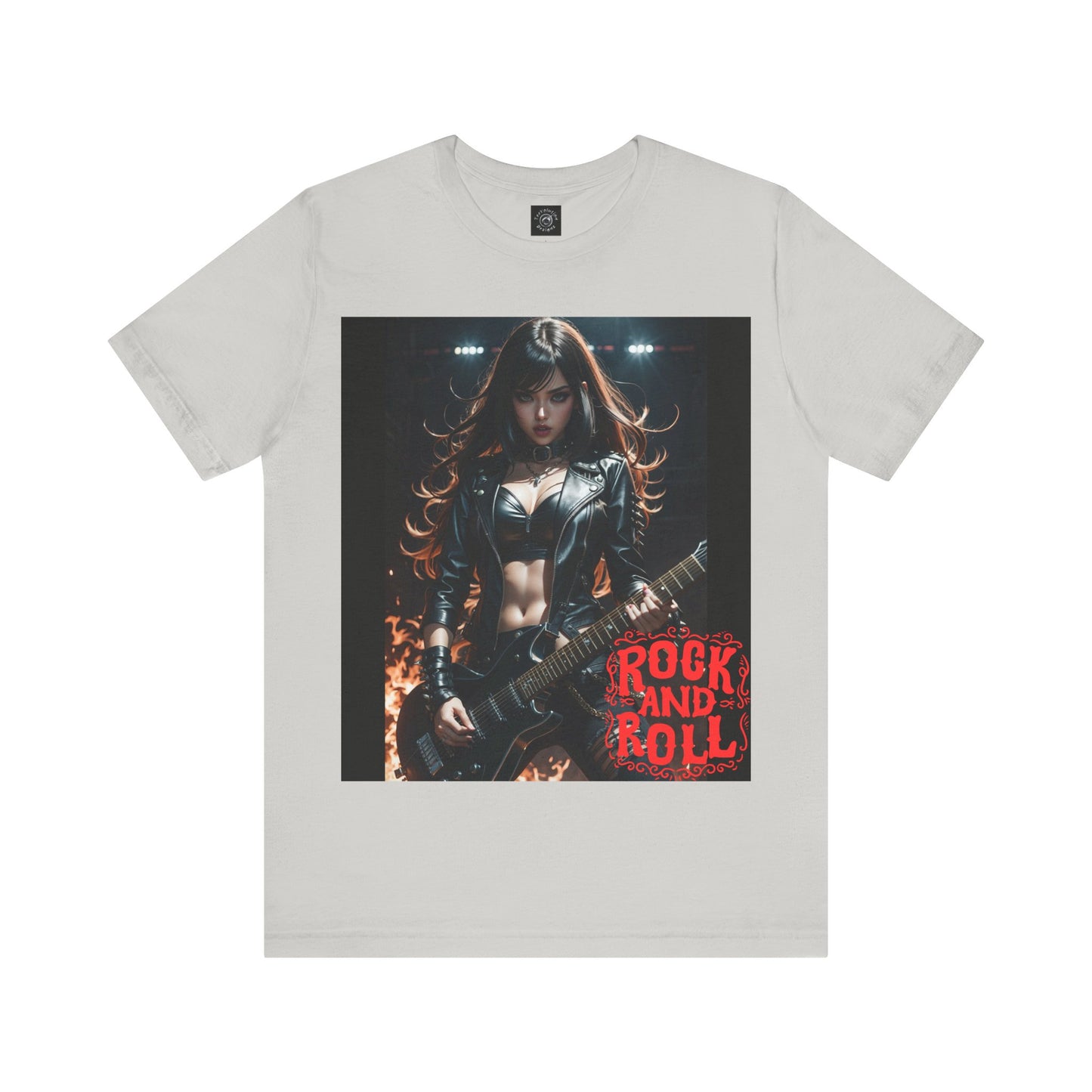 Rock Chic | Heavy Metal | Rock Music | Girl Rocker | HD Graphic | Unisex | Men's | Women's | Tee | T-Shirt