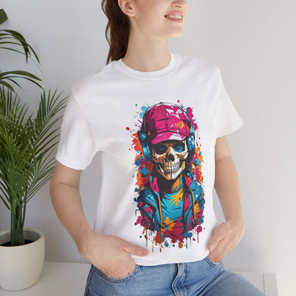 Colorful Skull | Gamer | Music | Intense | Unisex | Men's | Women's | Tee | T-Shirt