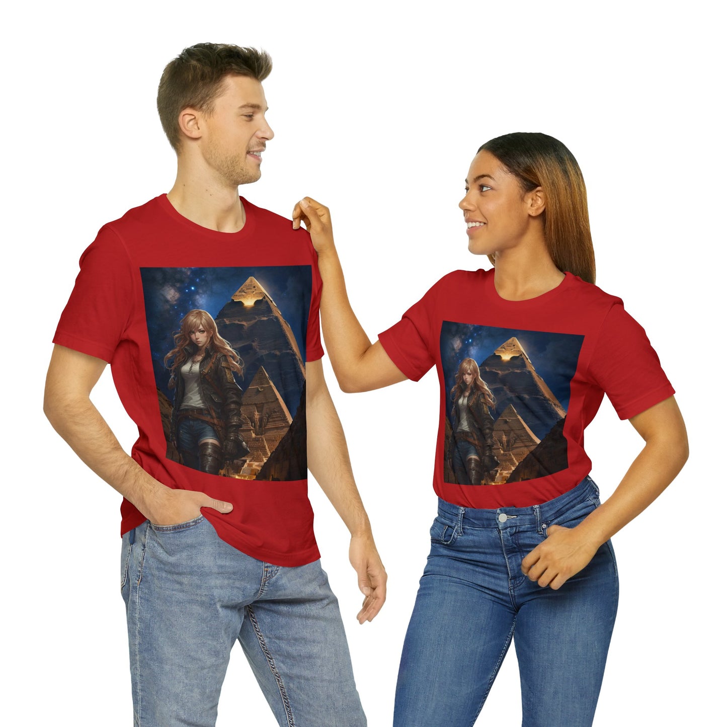 Tomb Raider Too | HD Graphic | Pyramids | Unisex | Men's | Women's | Tee | T-Shirt