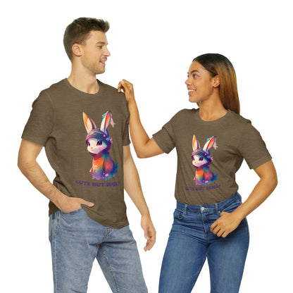 Cute But Deadly | Bunny Warrior | Cartoon | Rabbit | Usagi Yojimbo | Unisex | Men's | Women's | Tee | T-Shirt