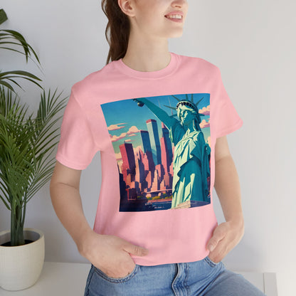 Statue of Liberty | Lady Liberty | Patriotic Gift | New York City | Independence Day | July 4th | USA | Freedom | Unisex | Men's | Women's | Tee | T-Shirt