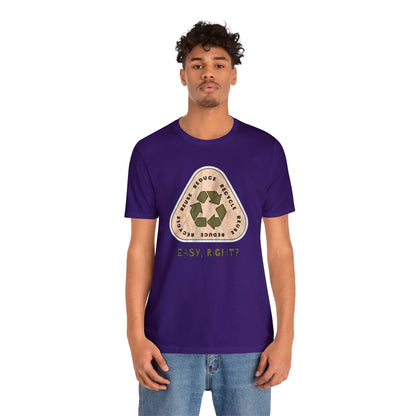 Recycle Tee | Enviormentalist Gift | Earth Day | Save The Planet | Conservationist | Mother Earth | Unisex | Men's | Women's | Tee | T-Shirt