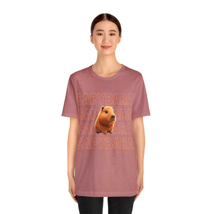 Capybara | Tik Tok | Animal Print | Cute | South America | Wildlife | Nature Lover's Gift | Unisex | Men's | Women's | Tee | T-Shirt