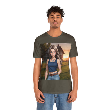 Country Girl | HD Graphic | Pretty Girl | Unisex | Men's | Women's | Tee | T-Shirt