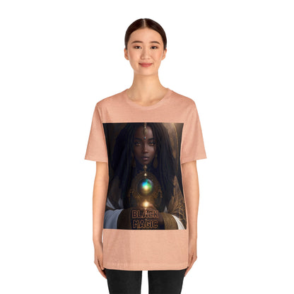 Black Magic | Tee | Priestess | Afrocentric | HD Graphic | Black Fantasy Character | Strong Women | Unisex | Men's | Women's | Tee | T-Shirt