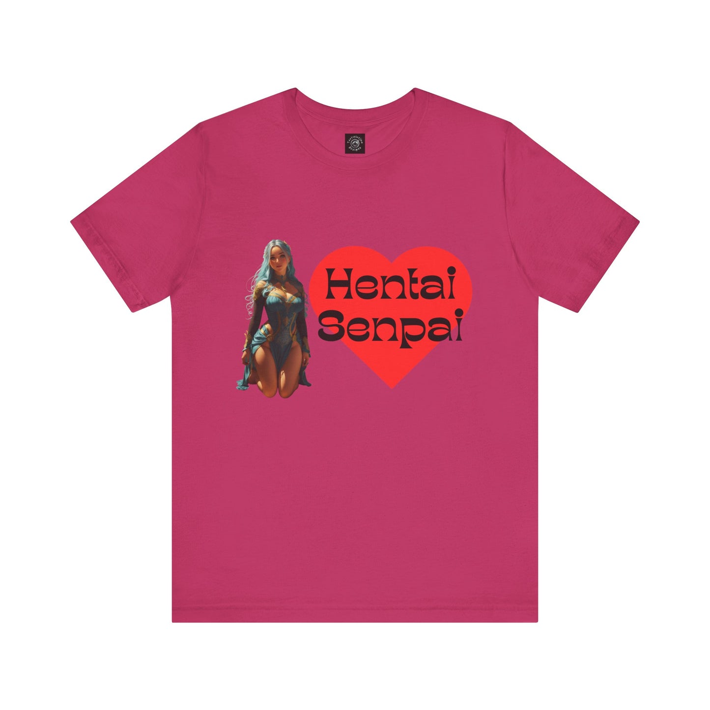 Hentai Senpai | Anime | CGI | Gamer | Fantasy Girl | Geek Gift | Unisex | Men's | Women's | Tee | T-Shirt