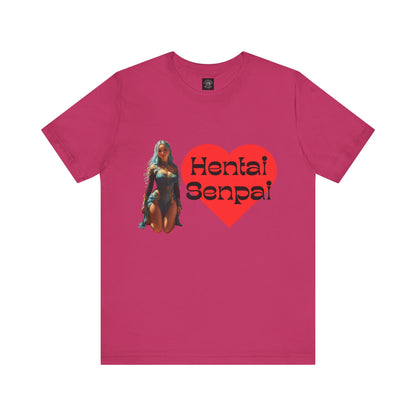 Hentai Senpai | Anime | CGI | Gamer | Fantasy Girl | Geek Gift | Unisex | Men's | Women's | Tee | T-Shirt