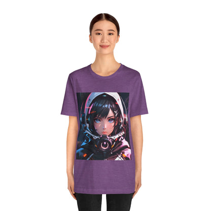 Starlit Stunner | HD Graphic | Sci-Fi | Anime | Woman Astronaut | Unisex | Men's | Women's | Tee | T-Shirt