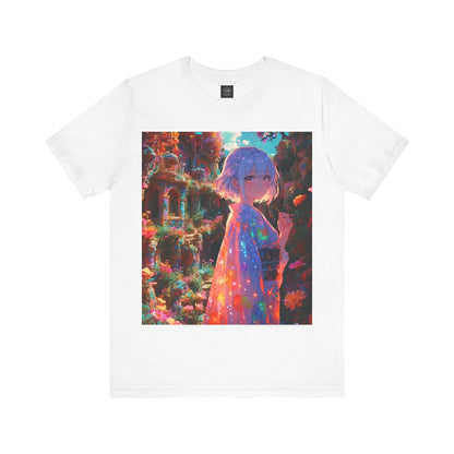 Floral Visions | HD Graphic| Anime | Pretty Girl | Unisex | Men's | Women's | Tee | T-Shirt