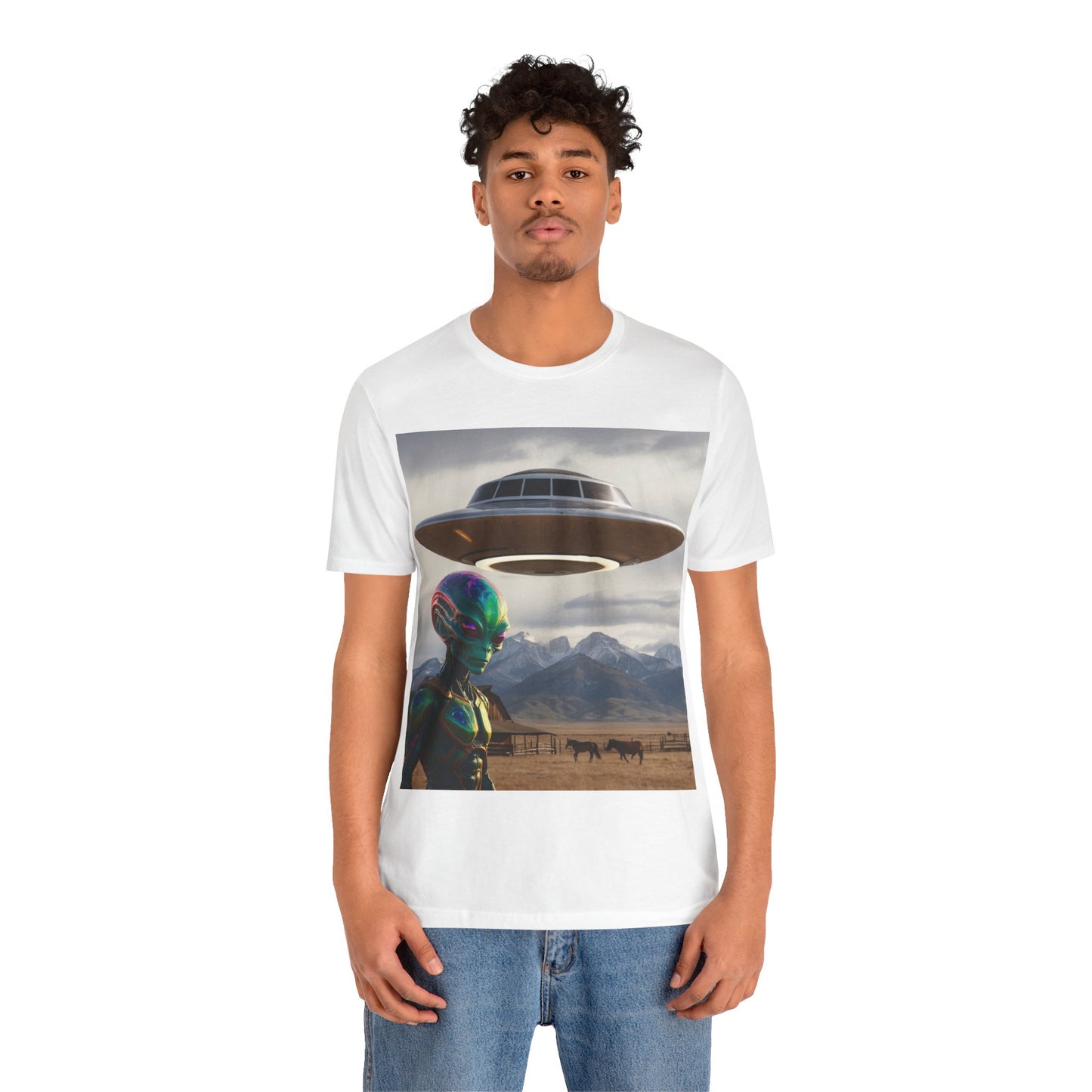 Believe! | HD Graphic | Alien | UFO | Close Encounter Of The First Kind | Spaceship | Unisex | Men's | Women's | Tee | T-Shirt