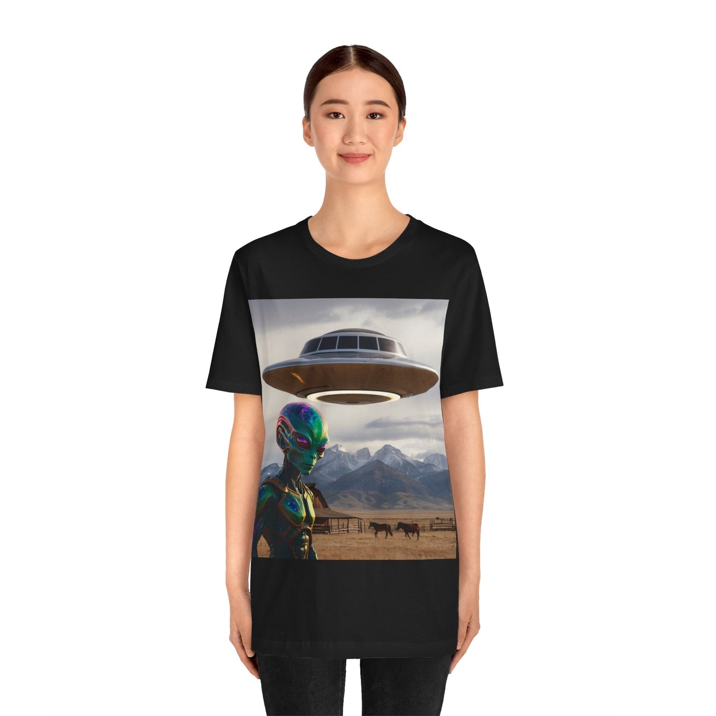 Believe! | HD Graphic | Alien | UFO | Close Encounter Of The First Kind | Spaceship | Unisex | Men's | Women's | Tee | T-Shirt