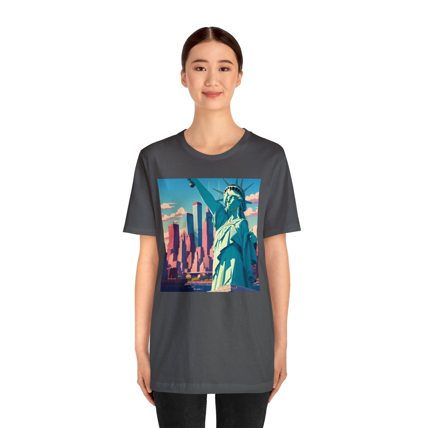 Statue of Liberty | Lady Liberty | Patriotic Gift | New York City | Independence Day | July 4th | USA | Freedom | Unisex | Men's | Women's | Tee | T-Shirt