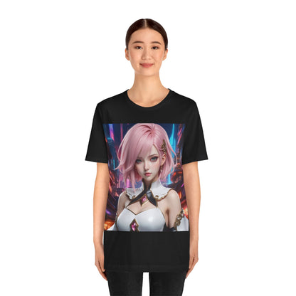 Kawaii Desu | Cute | Anime | CGI | Gamer | Fantasy Girl | Geek Gift | HD Graphics | Weeb | Waifu | Unisex | Men's | Women's| Tee | T-Shirt