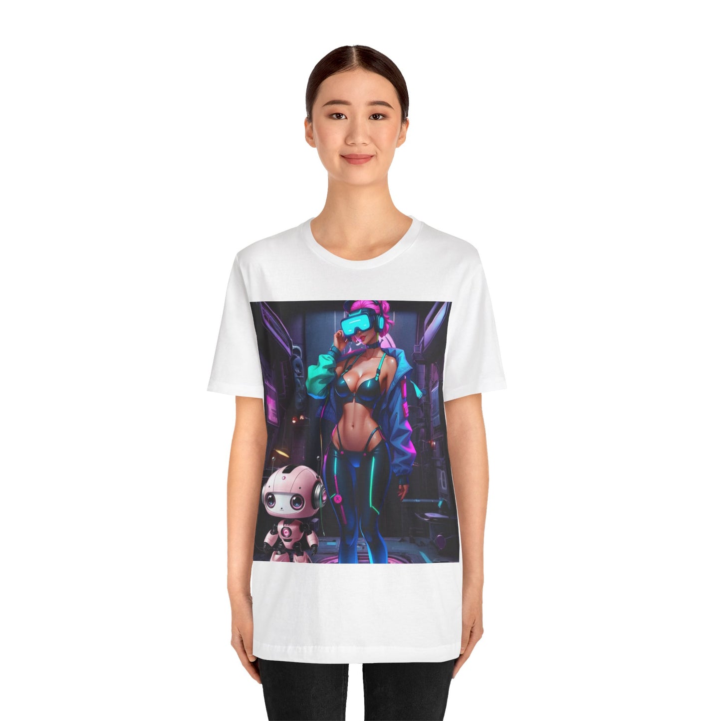 Cyber Cuties | HD Graphic | Anime | Cyber Punk | Unisex | Men's | Women's | Tee | T-Shirt