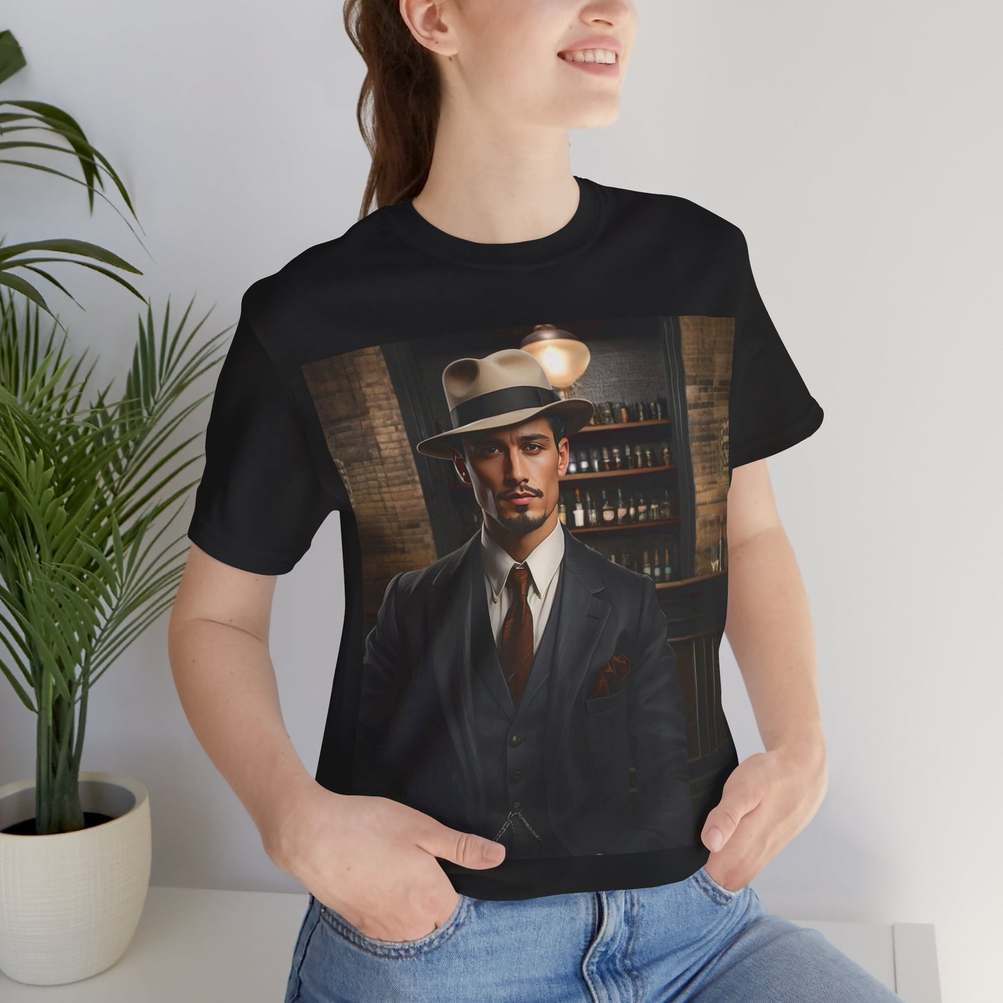 Gangster Is As Gangster Does | HD Graphic | Prohibition | Speakeasy | Unisex | Men's | Women's | Tee | T-Shirt