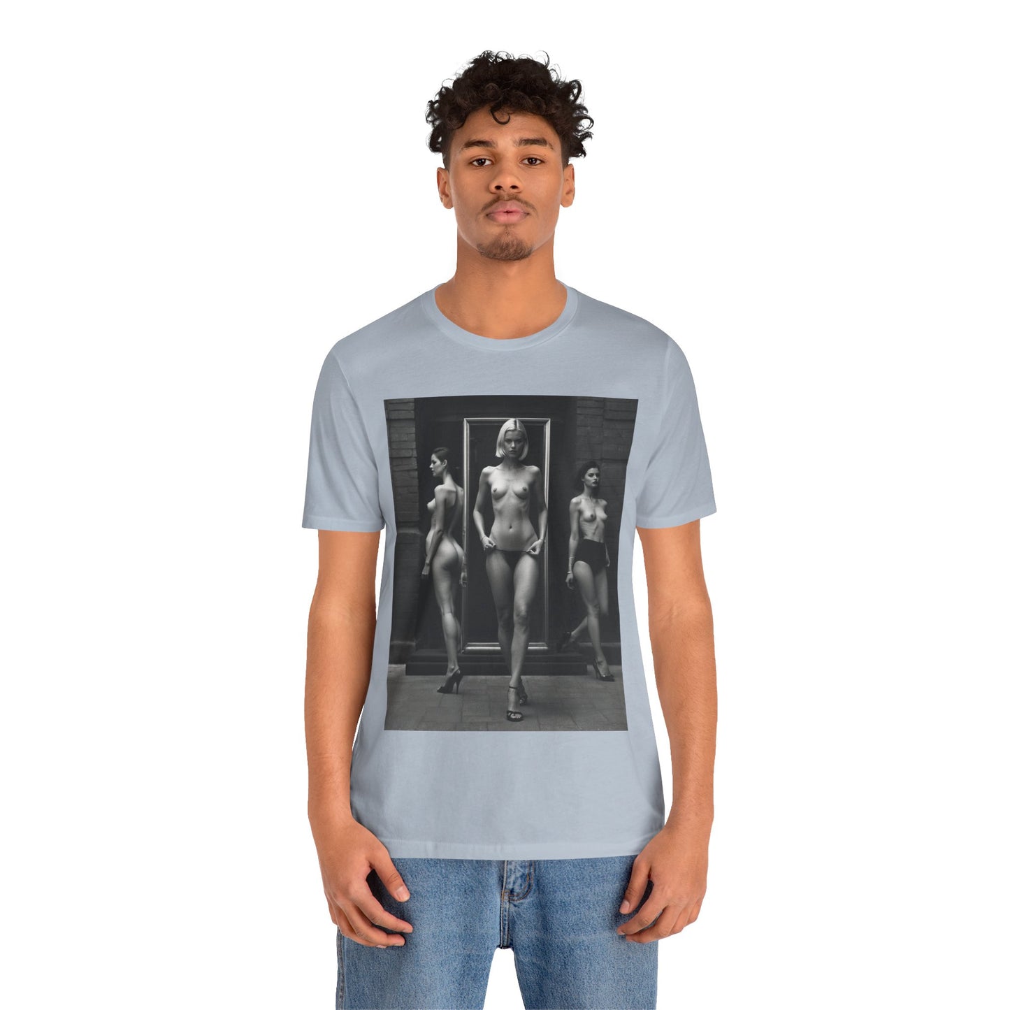 Black And White Beauties | Photorealism | Art | Nudes| Models | Fashion | HD Graphics | Unisex | Men's | Women's | Tee | T-Shirt