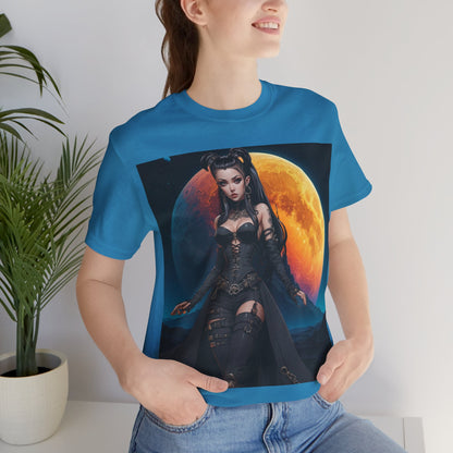 Blood Moon | HD Graphic | Goth | Anime Style | Moon | Unisex | Men's | Women's | Tee | T-Shirt