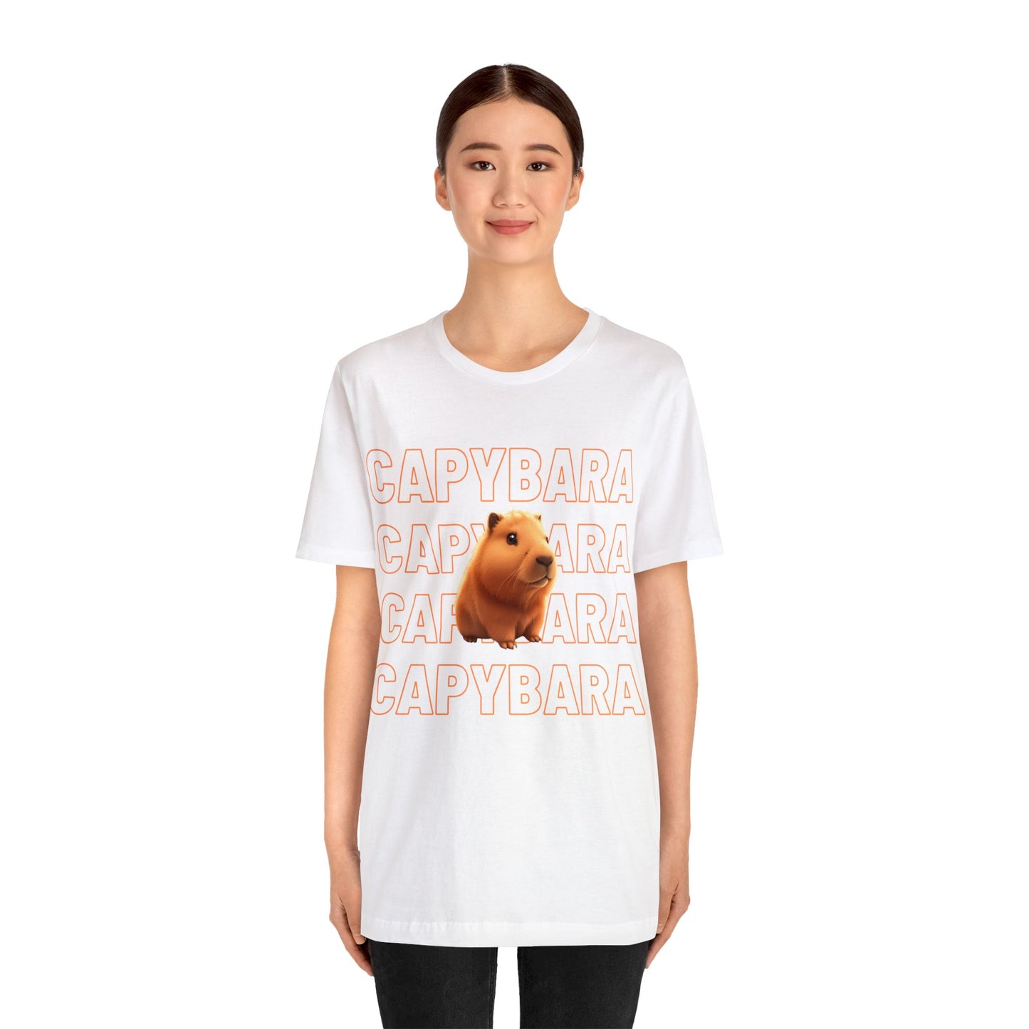 Capybara | Tik Tok | Animal Print | Cute | South America | Wildlife | Nature Lover's Gift | Unisex | Men's | Women's | Tee | T-Shirt