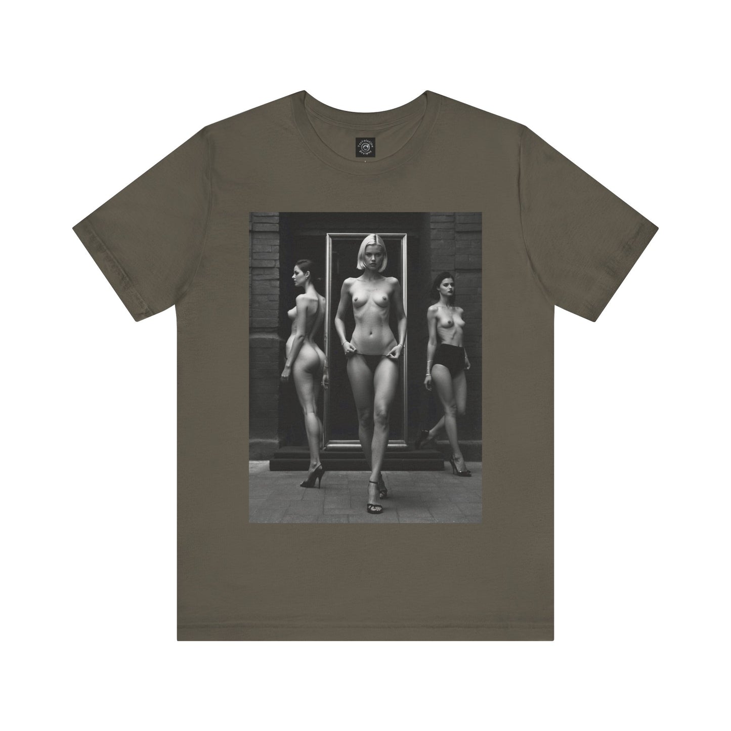 Black And White Beauties | Photorealism | Art | Nudes| Models | Fashion | HD Graphics | Unisex | Men's | Women's | Tee | T-Shirt