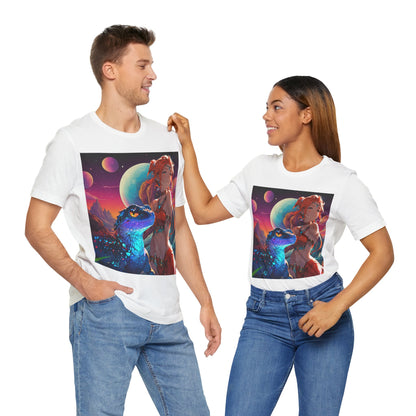 A Girl And Her 'Guana | Anime | Fantasy | Unisex | Men's | Women's | Tee | T-Shirt