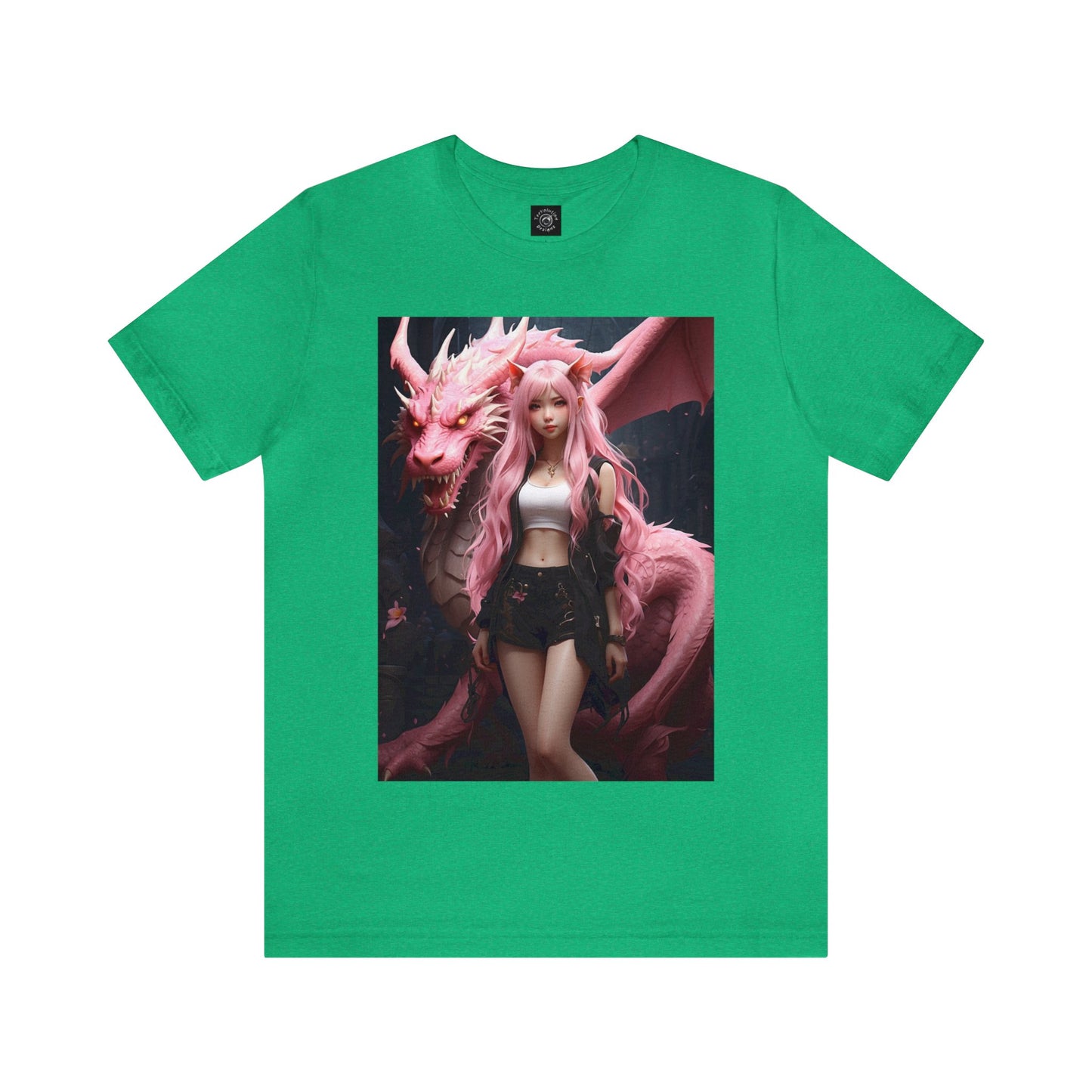 Dragon Lady | Fantasy | Anime | Gamer | HD Graphic | Unisex | Men's | Women's | Tee | T-Shirt