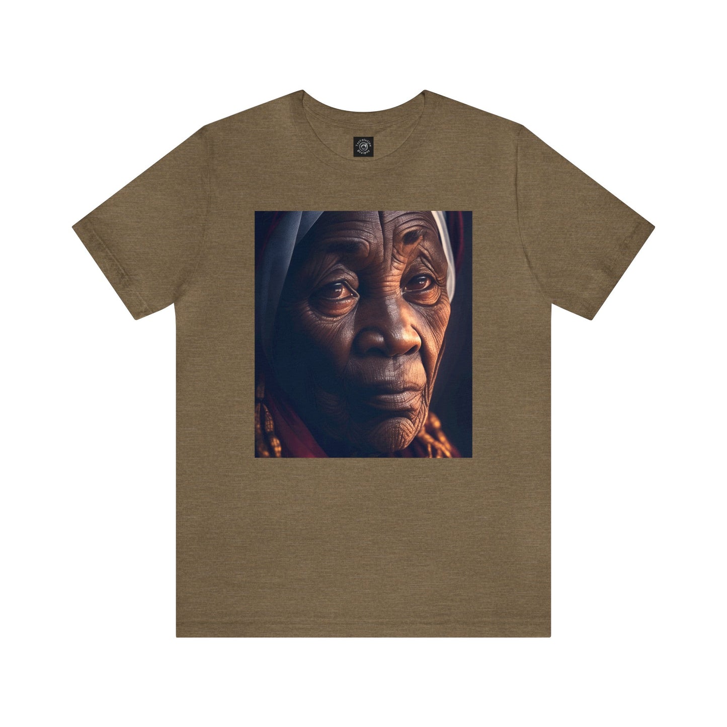 Wisdom's Face | African Woman | HD | Photorealistic | Unisex | Men's | Women's | Tee | T-Shirt